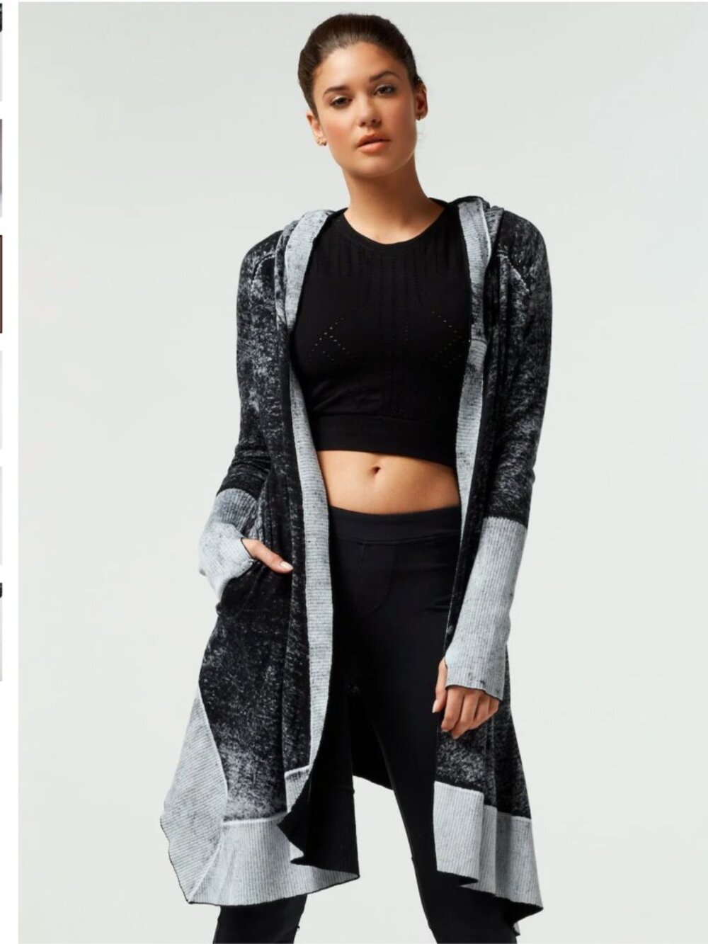 Blanc Noir Huntress Cardigan - Black size S